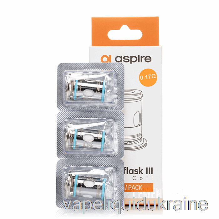 Vape Ukraine Aspire Cloudflask 3 Replacement Coils 0.17ohm Cloudflask 3 Coils